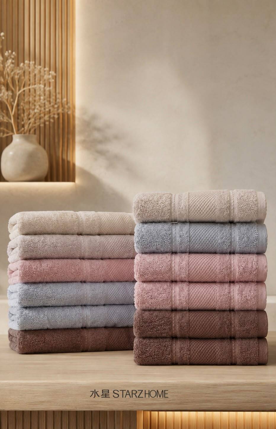 Colorful Home|Set 6 Prosoape Bumbac 100%|70x140cm|50x90cm|500-131
