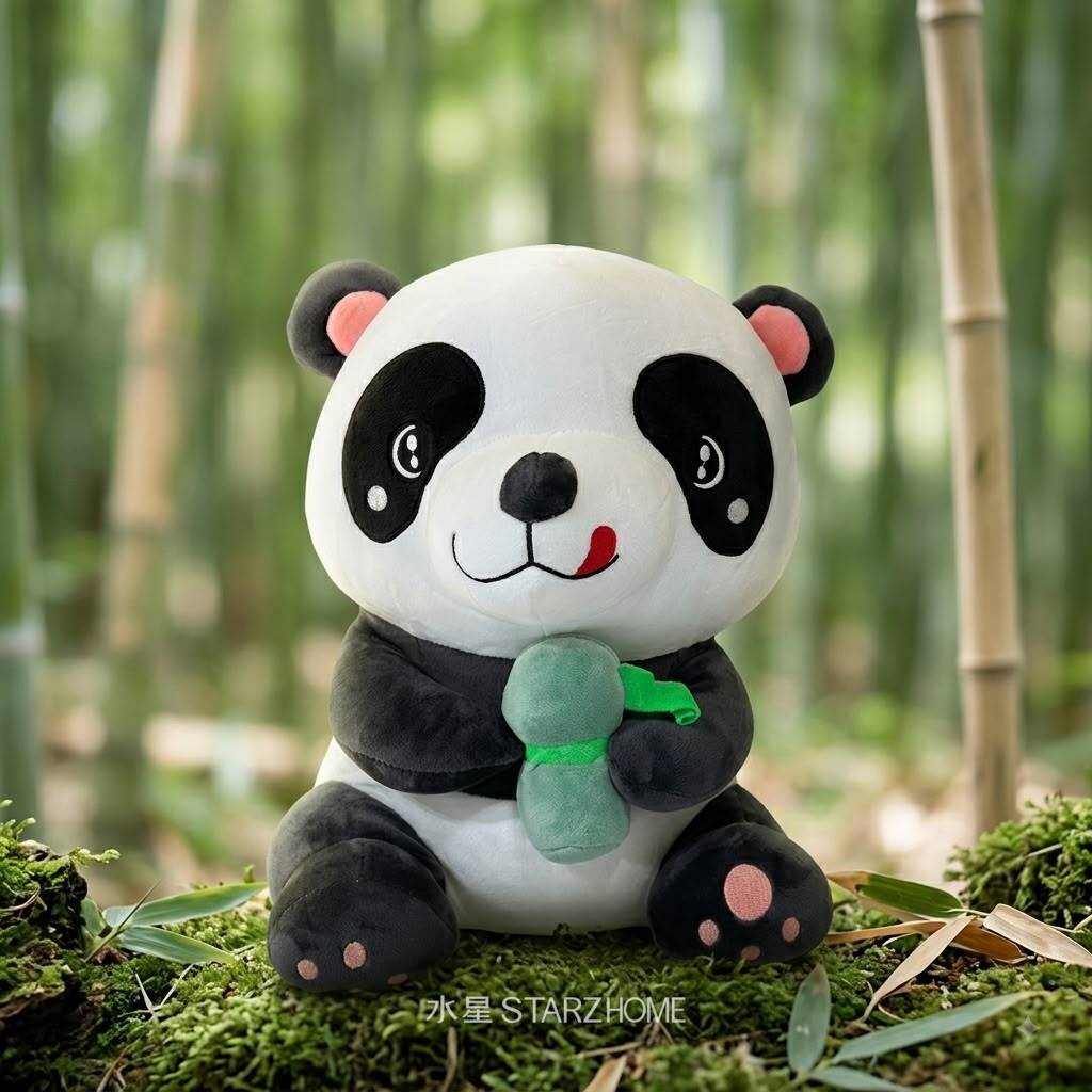 Jucărie de Pluș|Ursuleț Panda cu Păturică