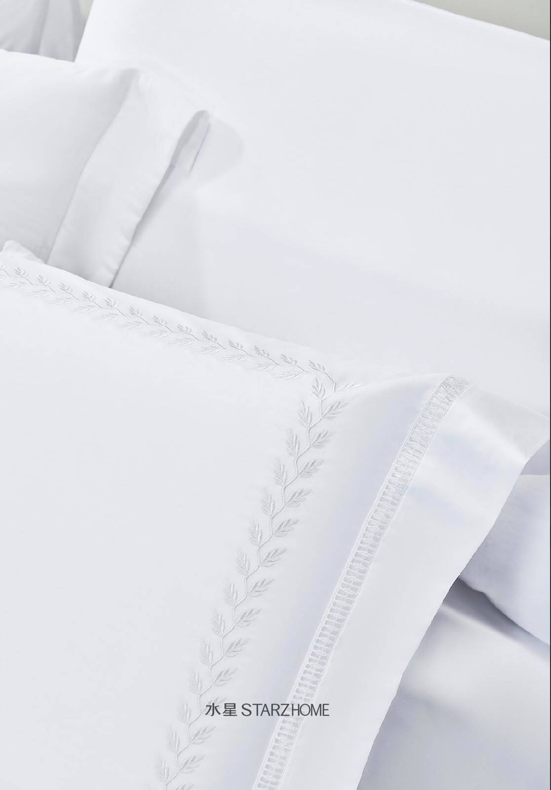 Lenjerie de pat 6 piese din bumbac 100% | Husă pilotă 200x220 | Cearșaf 240x260|808107