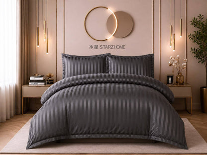 Lenjerie de Pat Dublu|Damasc|4 Piese