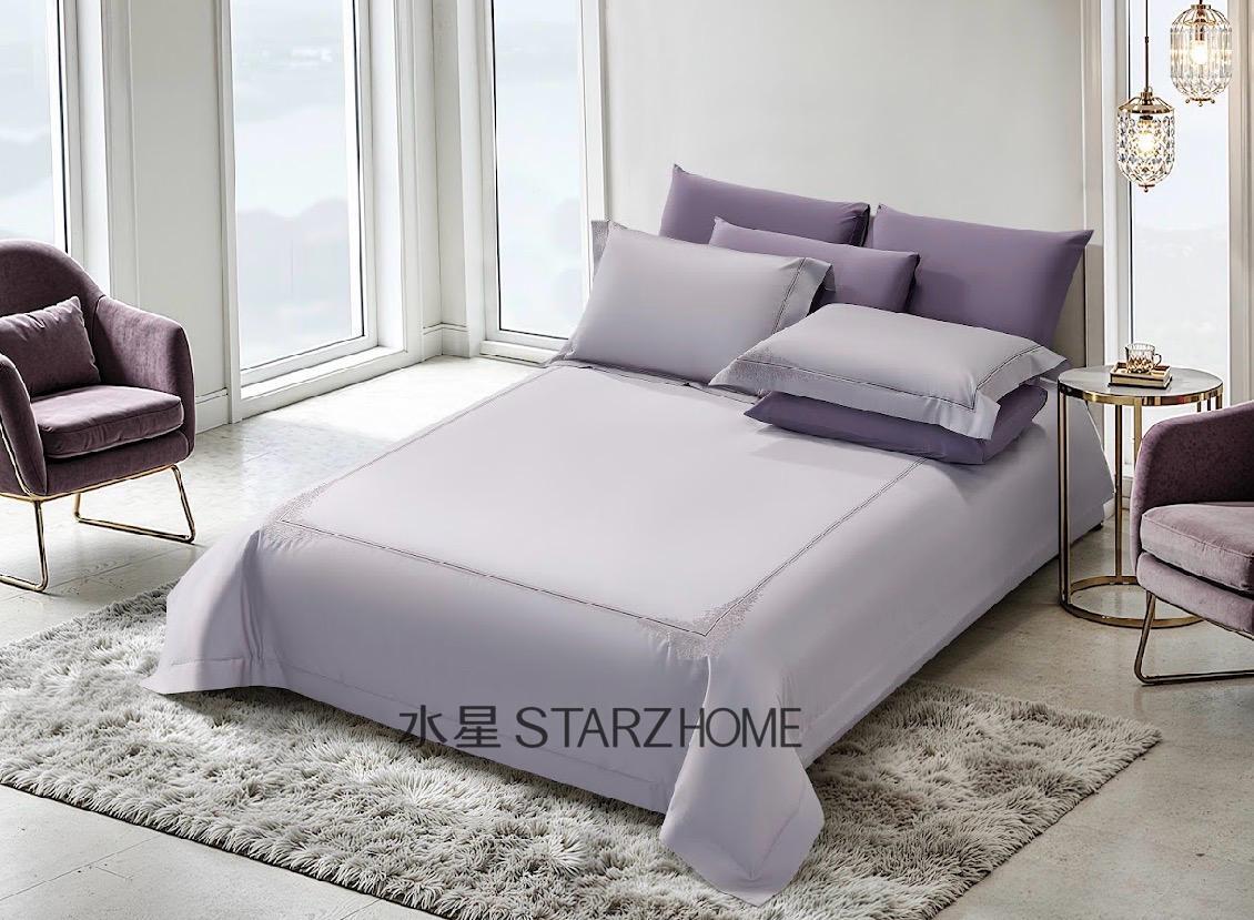 Lenjerie de pat 6 piese din bumbac 100% | Husă pilotă 200x220 | Cearșaf 240x260|808131