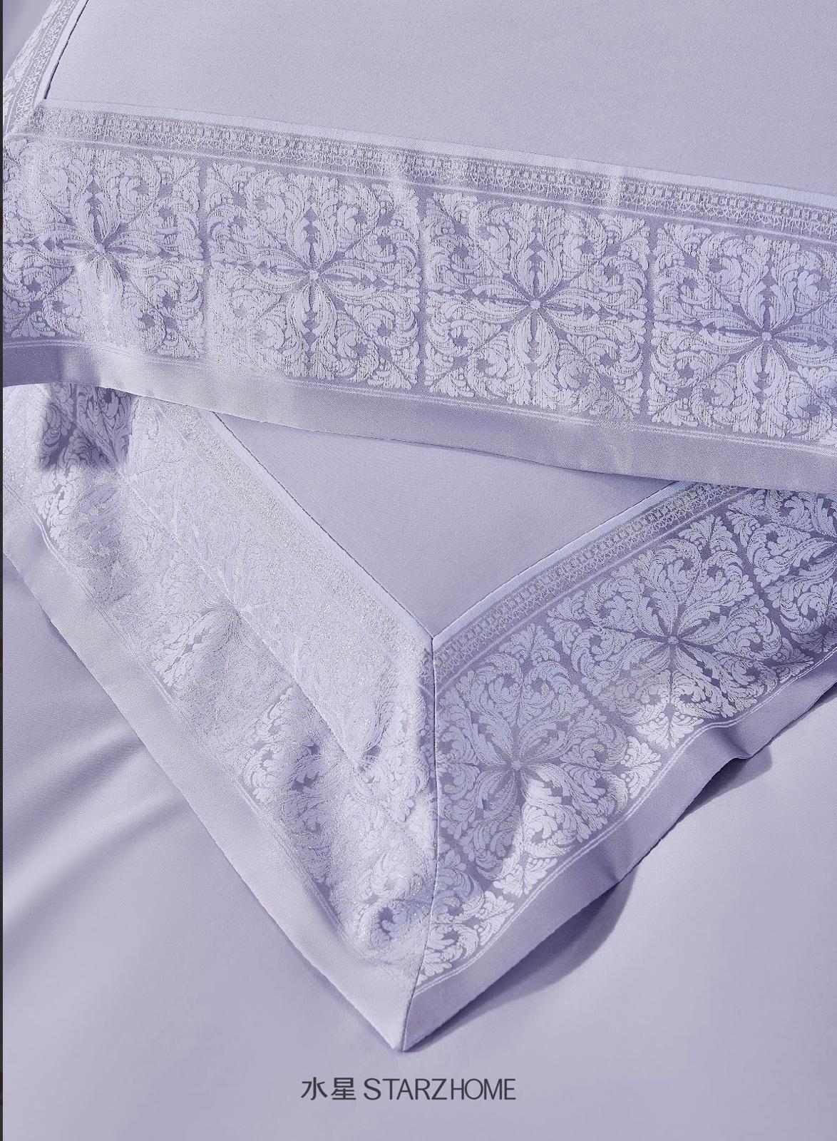 Lenjerie de Pat 6 Piese din Bumbac|Husă pilotă 200x220 | Cearșaf 240x260| 808145