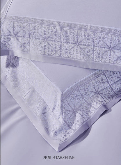 Lenjerie de Pat 6 Piese din Bumbac|Husă pilotă 200x220 | Cearșaf 240x260| 808145