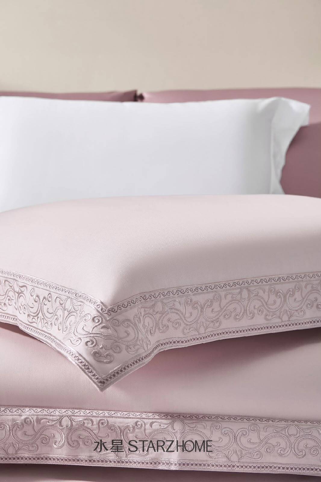 Lenjerie de pat 6 piese din bumbac 100% | Husă pilotă 200x220 | Cearșaf 240x260|808121