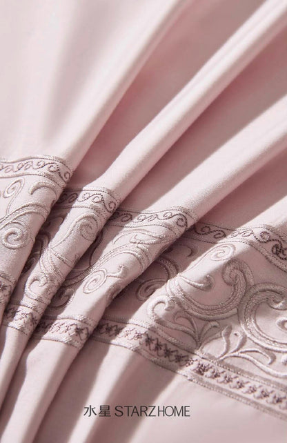 Lenjerie de pat 6 piese din bumbac 100% | Husă pilotă 200x220 | Cearșaf 240x260|808121