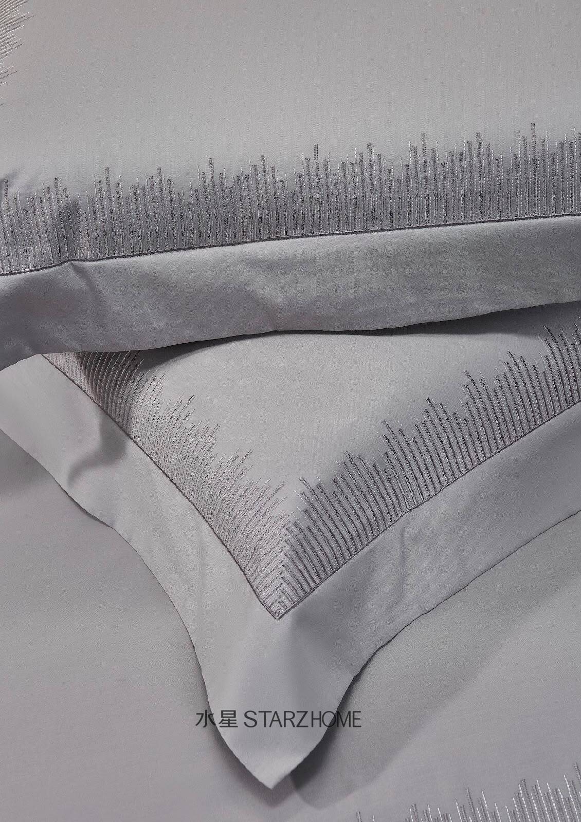 Lenjerie de pat 6 piese din bumbac 100% | Husă pilotă 200x220 | Cearșaf 240x260|808119