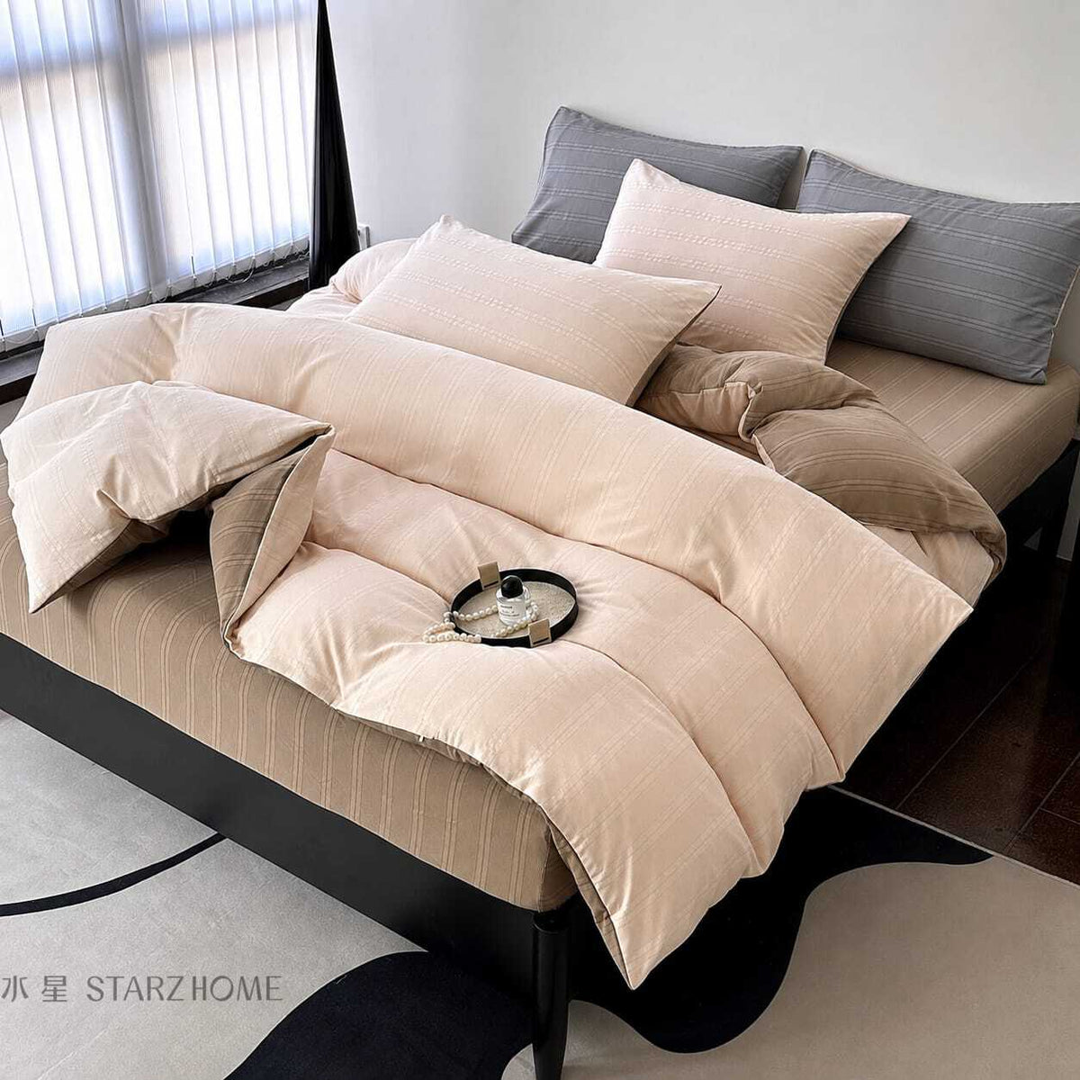 COLORFUL HOME|Lenjerie de Pat Microfibra Antialergica|180X200cm|200x230cm|RO-6