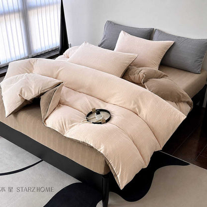 COLORFUL HOME|Lenjerie de Pat Microfibra Antialergica|180X200cm|200x230cm|RO-6