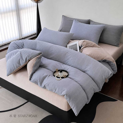 COLORFUL HOME|Lenjerie de Pat Microfibra Antialergica|180X200cm|200x230cm|RO-6