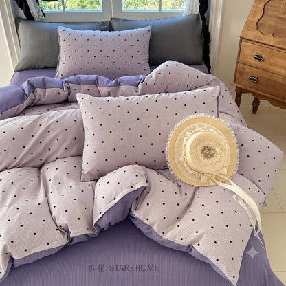 COLORFUL HOME|Lenjerie de Pat Microfibra Antialergica|180X200cm|200x230cm|RO-5