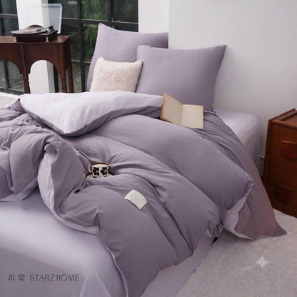 COLORFUL HOME|Lenjerie de Pat Microfibra Antialergica|180X200cm|200x230cm|RO-1