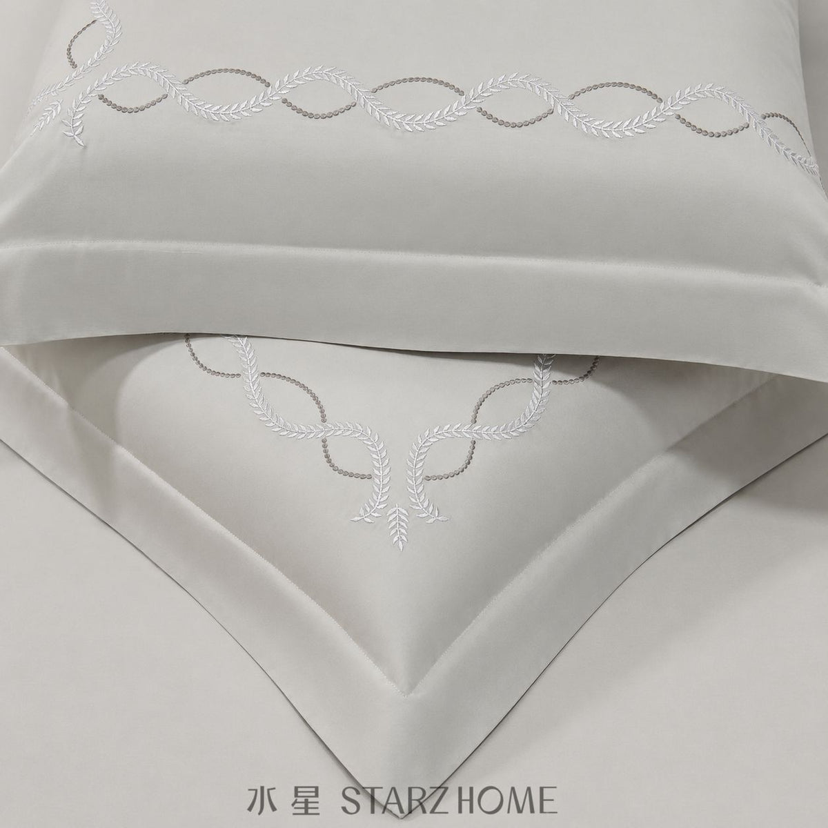 Lenjerie de pat 6 piese din bumbac 100% | Husă pilotă 200x220 | Cearșaf 240x260|808109