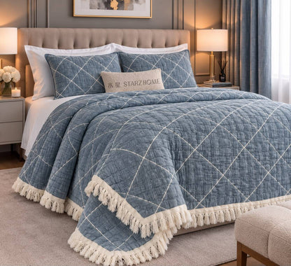 Cuvertură Matlasată Husă Bumbac|200x230cm|M1