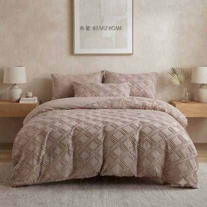 Lenjerie de pat Model relief| 4 piese| M5