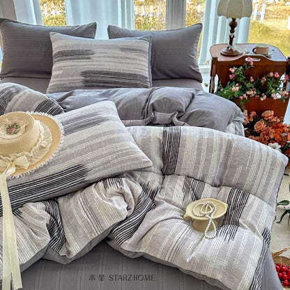 COLORFUL HOME|Lenjerie de Pat Microfibra Antialergica|180X200cm|200x230cm|RO-7