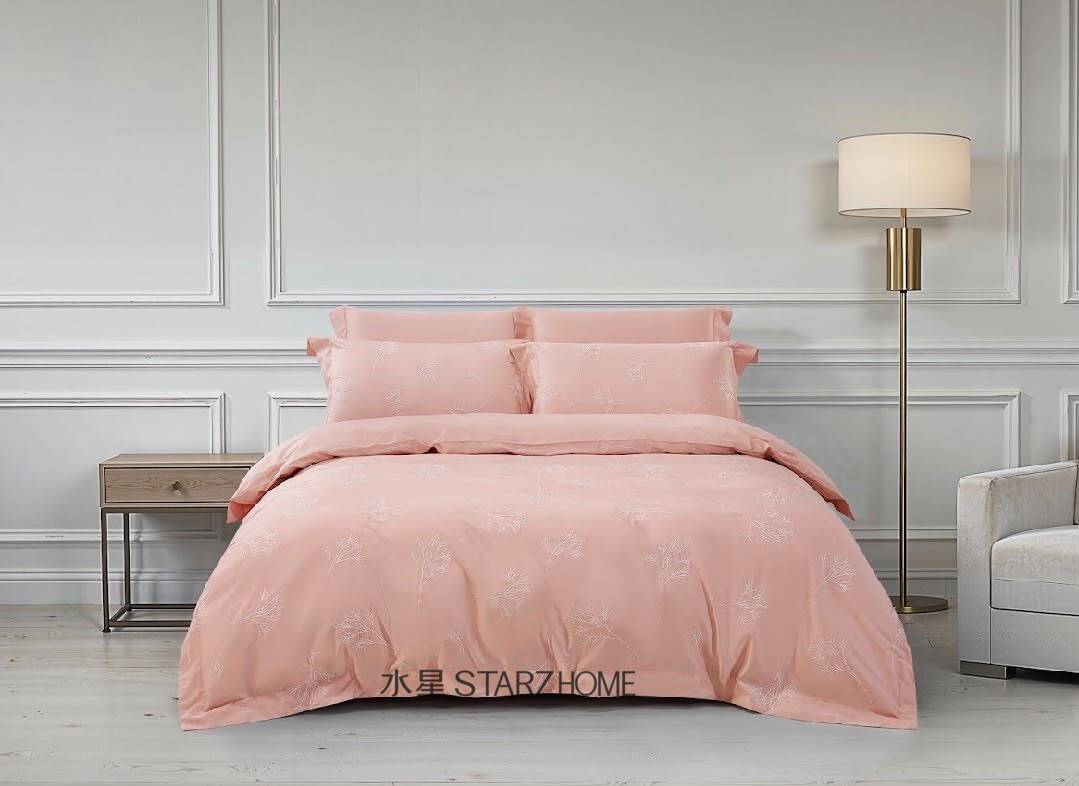 Lenjerie de pat 6 piese din bumbac 100% | Husă pilotă 200x220 | Cearșaf 240x260|808108
