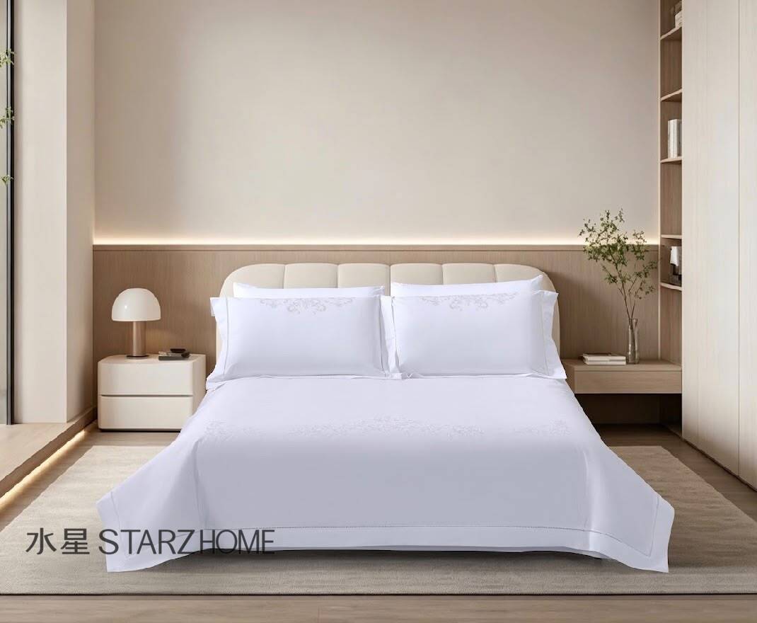 Lenjerie de pat 6 piese din bumbac 100% | Husă pilotă 200x220 | Cearșaf 240x260|808103