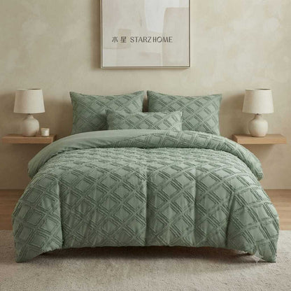 Lenjerie de pat Model relief| 4 piese| M5
