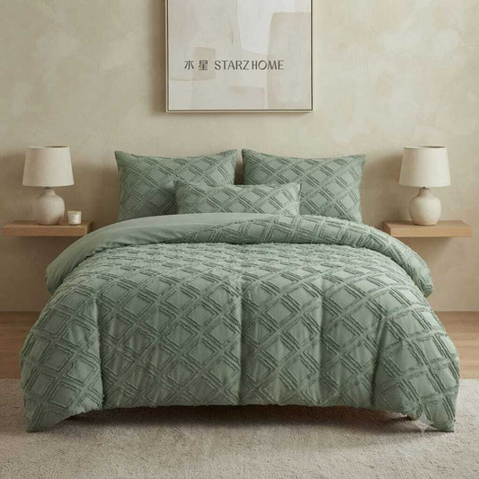 Lenjerie de pat Model relief| 4 piese| M5