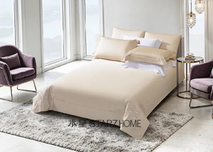 Lenjerie de pat 6 piese din bumbac 100% | Husă pilotă 200x220 | Cearșaf 240x260|808135