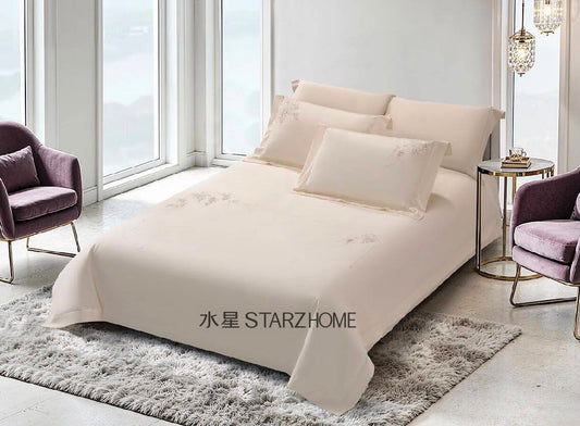 Lenjerie de pat 6 piese din bumbac 100% | Husă pilotă 200x220 | Cearșaf 240x260|808133