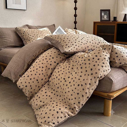 COLORFUL HOME|Lenjerie de Pat Microfibra Antialergica|180X200cm|200x230cm|RO-9