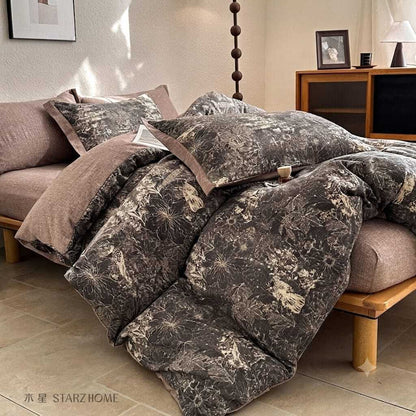 COLORFUL HOME|Lenjerie de Pat Microfibra Antialergica|180X200cm|200x230cm|RO-9