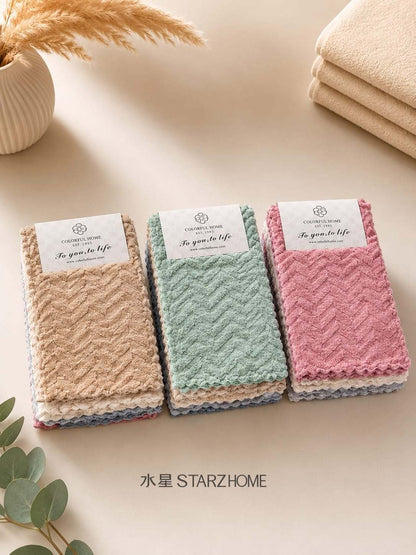 Set 5 Prosoape de Bucatarie|Microfibra|Model Relief|501-232-F