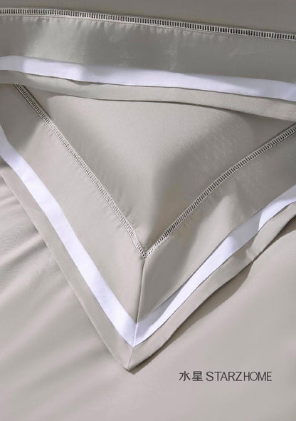 Lenjerie de pat 6 piese din bumbac 100% | Husă pilotă 200x220 | Cearșaf 240x260|808105