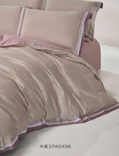 Lenjerie de Pat 6 Piese din Bumbac|Husă pilotă 200x220 | Cearșaf 240x260|808143