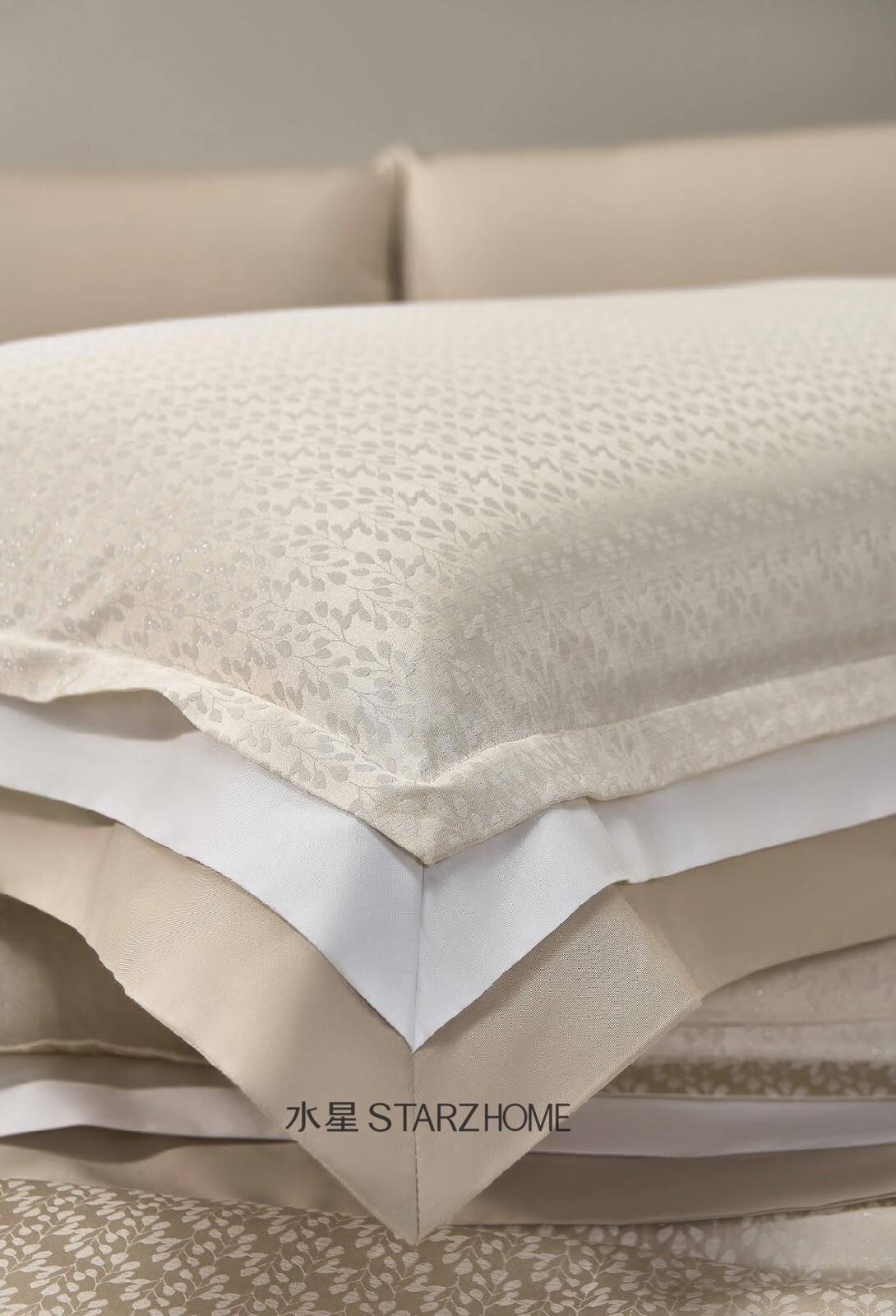 Lenjerie de Pat 6 Piese din Bumbac|Husă pilotă 200x220 | Cearșaf 240x260|808142