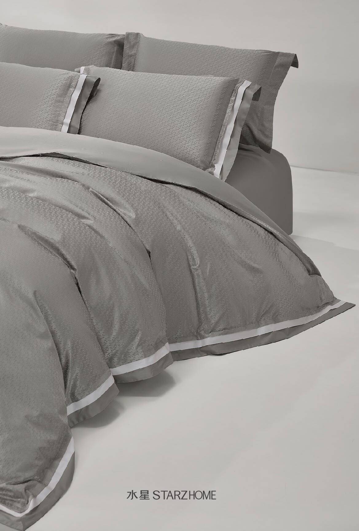 Lenjerie de Pat 6 Piese din Bumbac|Husă pilotă 200x220 | Cearșaf 240x260|808144