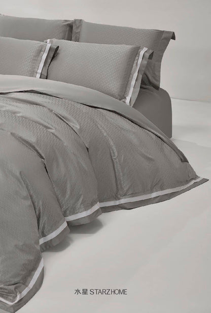 Lenjerie de Pat 6 Piese din Bumbac|Husă pilotă 200x220 | Cearșaf 240x260|808144