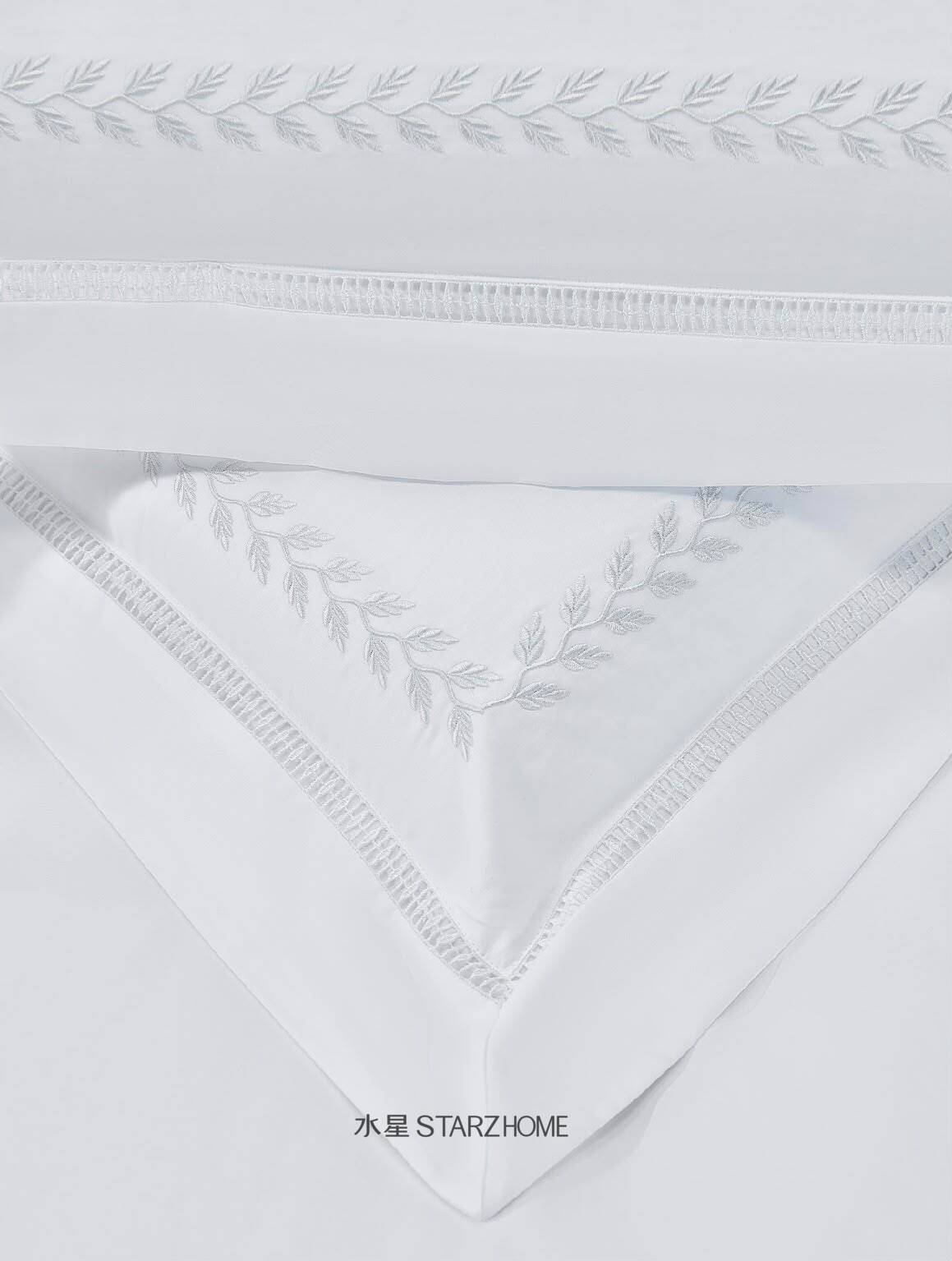 Lenjerie de pat 6 piese din bumbac 100% | Husă pilotă 200x220 | Cearșaf 240x260|808107