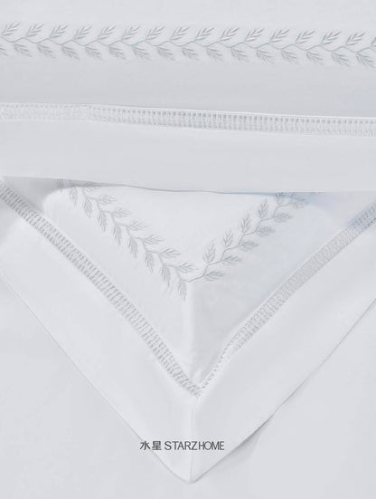 Lenjerie de pat 6 piese din bumbac 100% | Husă pilotă 200x220 | Cearșaf 240x260|808107