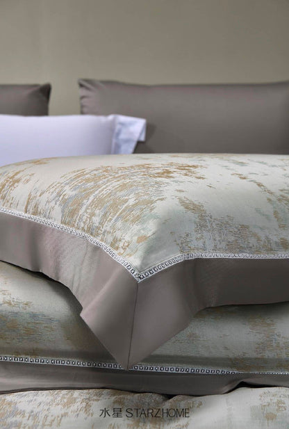 Lenjerie de Pat 6 Piese din Bumbac|Husă pilotă 200x220 | Cearșaf 240x260|808146