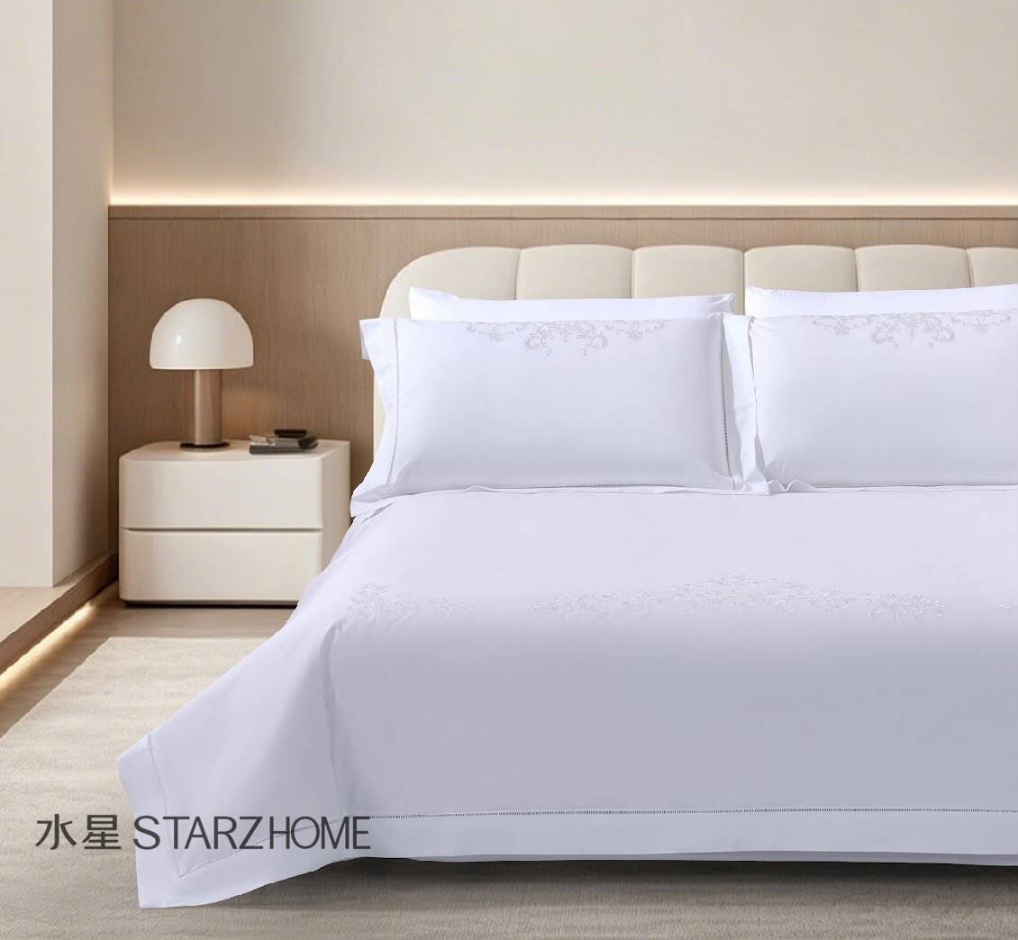 Lenjerie de pat 6 piese din bumbac 100% | Husă pilotă 200x220 | Cearșaf 240x260|808103
