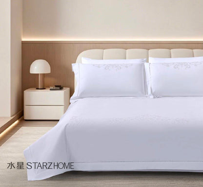 Lenjerie de pat 6 piese din bumbac 100% | Husă pilotă 200x220 | Cearșaf 240x260|808103