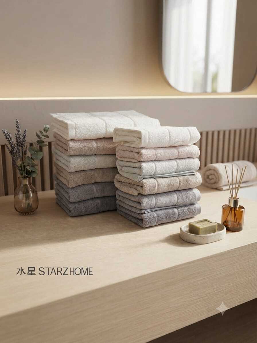 Colorful Home|Set 6 Prosoape Bumbac 100%|70x140cm|50x90cm|510-23