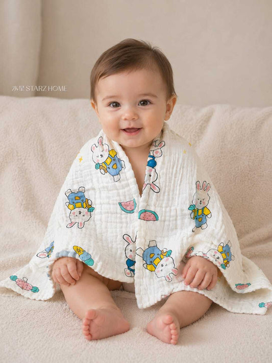 Prosop Bebe|Model Iepurași|Muselină