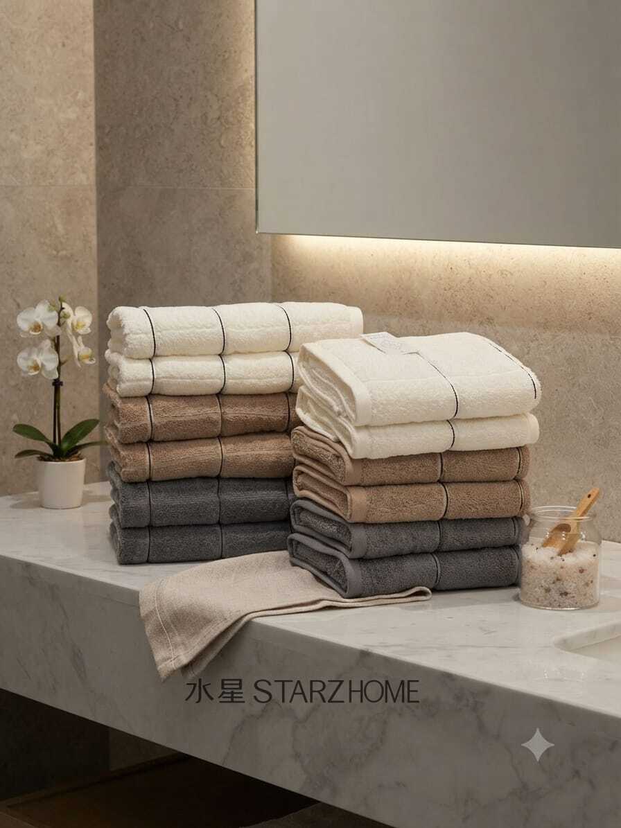 Colorful Home|Set 6 Prosoape din Bumbac|70x140cm|50x90cm|510-97
