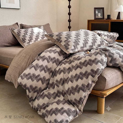 COLORFUL HOME|Lenjerie de Pat Microfibra Antialergica|180X200cm|200x230cm|RO-9